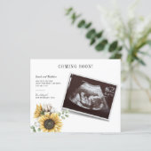 Begroting Zonnebloem Eucalyptus Zwangerschap Baby (Staand voorkant)