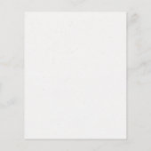 BEGROTING Zonnebloem Uitnodiging tot Baby shower (Achterkant)