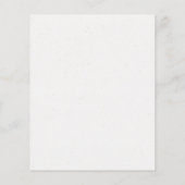 BEGROTING Zonnebloem Uitnodiging tot Baby shower (Achterkant)