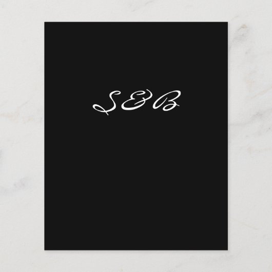 Begroting Zonnebloem & W Floral B Artsy Save the D Flyer (Achterkant)