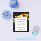 Begroting Zonnebloem & W Floral B Artsy Save the D Flyer (Enkel)