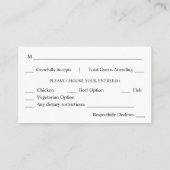 Begroting zwart-witkalligrafie 10 maaltijden informatiekaartje (Achterkant)