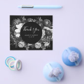 Begroting | Zwarte en Witte Hartelijk dank Flyer (Enkel)