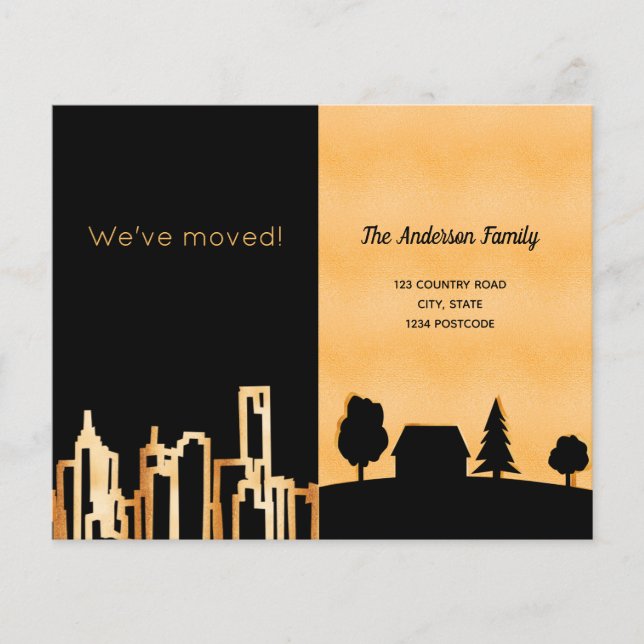 Begroting zwarte goudstad: aankondiging (Voorkant)