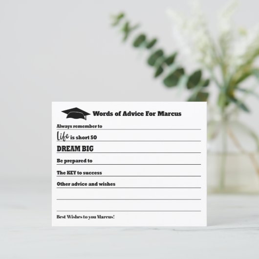 Begrotingsadvies Monogramma Afstuderen (Staand voorkant)