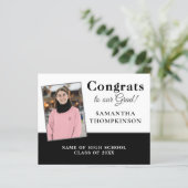 Begrotingsaggregaten Afstuderen Aangepaste aankond (Staand voorkant)