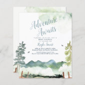 Begrotingsavontuur wacht op uitnodigingen (Voorkant / Achterkant)