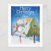 BEGROTINGSBAAN kerstkonijnenkonijn - Decorbitboom (Voorkant)