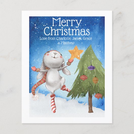 BEGROTINGSBAAN kerstkonijnenkonijn - Decorbitboom (Voorkant)