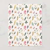 BegrotingsBaby in het Baby shower Bloom Cute Pink  (Achterkant)