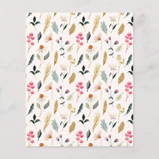 BegrotingsBaby in het Baby shower Bloom Cute Pink  (Achterkant)