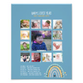 BEGROTINGSbaby's 1 jaar na grootmoederFOTO Foto Afdruk (Voorkant)