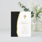BEGROTINGSBaptisme Christening Communauté INVITES (Staand voorkant)