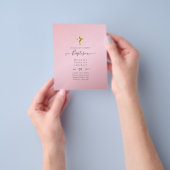 BEGROTINGSBaptisme Christening Communauté INVITES Flyer (Hand)