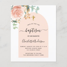 Begrotingsbaptisme eucalyptus roos goud bloemzetme