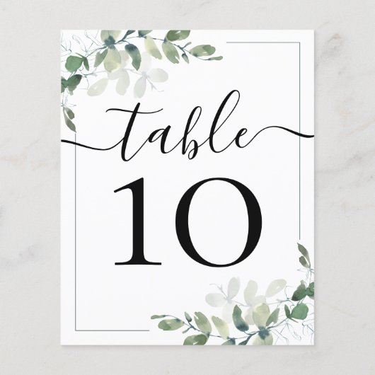 BEGROTINGSBEDRIJFSDUUR Eucalyptustabelnummer (Achterkant)