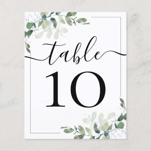 BEGROTINGSBEDRIJFSDUUR Eucalyptustabelnummer (Voorkant)