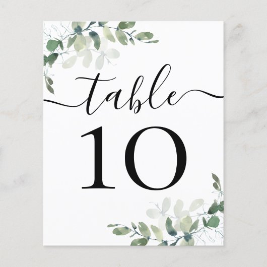 BEGROTINGSBEDRIJFSDUUR Eucalyptustabelnummer (Voorkant)