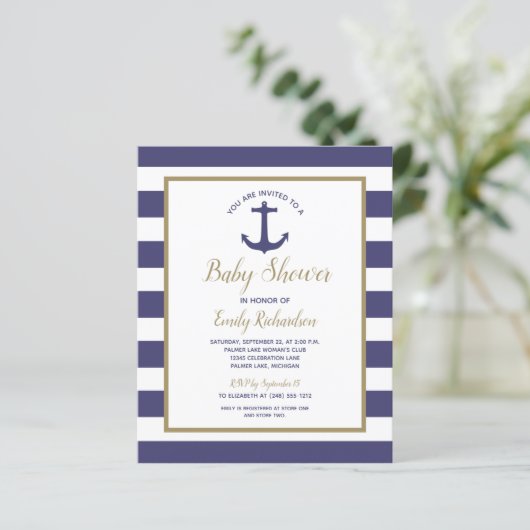 Begrotingsbeleid per uitnodiging van het Baby show (Staand voorkant)