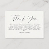 Begrotingsbodemkundig eenvoudig vrijgezellenfeest  informatiekaartje (Achterkant)