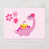 Begrotingsbroederij binnenkort dinosaur baby showe (Achterkant)