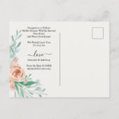 Begrotingselegante uitnodiging tot ontvangst brief (Achterkant)