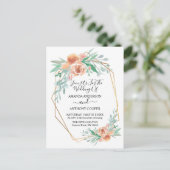 Begrotingselegante uitnodiging tot ontvangst brief (Staand voorkant)