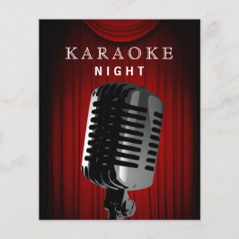 Begrotingsfase uitnodiging voor Karaoke Night Part