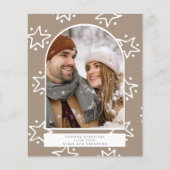 BEGROTINGSfeestdag kerststerrenfoto op maat (Voorkant)