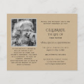 BEGROTINGSFOTO Herdenking UITNODIGINGEN (Voorkant)