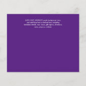 BEGROTINGSFOTO Herdenkingsfeest UITNODIGINGEN (Achterkant)