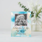 BEGROTINGSFOTO Viering van het Leven UITNODIGINGEN (Staand voorkant)