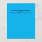 BEGROTINGSFOTO Viering van het Leven UITNODIGINGEN (Achterkant)