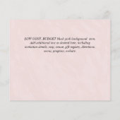 BEGROTINGSFOTO Viering van het Leven UITNODIGINGEN (Achterkant)