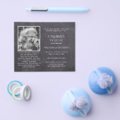 BEGROTINGSFOTO Viering van het Leven UITNODIGINGEN Flyer (Enkel)