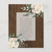 BEGROTINGSGEBEURTENISGEGEVENS - Witte rozen Flyer (Voorkant)