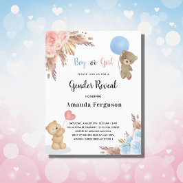 Begrotingsgender laat pampas gras teddy zien