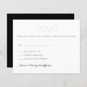 BEGROTINGSGoud wit zwart plat RAVP (Voorkant / Achterkant)