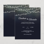 Begrotingshelderheid. Wedding-uitnodiging. Uitnodi (Voorkant / Achterkant)