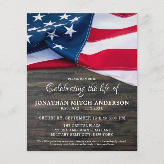 Begrotingsherdenking van de patriottische vlaginva (Voorkant)