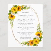 Begrotingsherdenking van de uitnodiging tot het in (Voorkant)