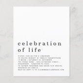 Begrotingsherdenking van de uitnodiging tot het in (Voorkant)