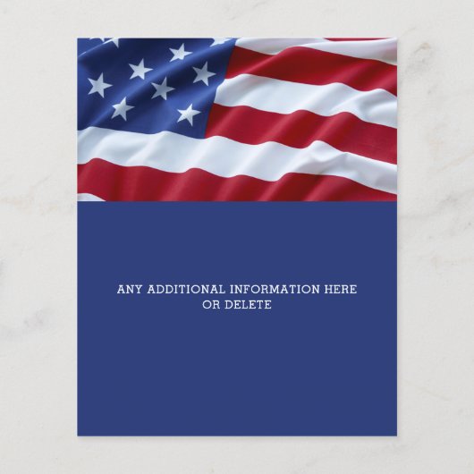 Begrotingsherdenking van het leven in de VS - Kaar (Achterkant)