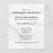 Begrotingsherfst van het leven 3 Foto Funeral Marb (Achterkant)