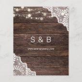 Begrotingshout, kant en licht Bespaar de datum V2 (Achterkant)