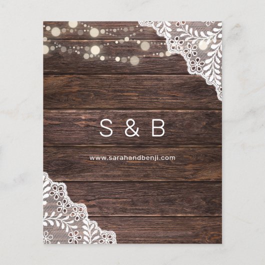 Begrotingshout, kant en licht Bespaar de datum V2 (Achterkant)