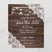 Begrotingshout, kant en licht Bespaar de Datum V2  (Voorkant / Achterkant)