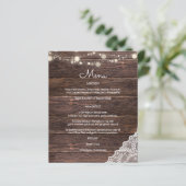 Begrotingshout, kant, menu String Lights (Staand voorkant)