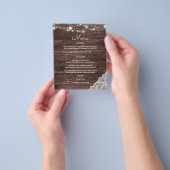 Begrotingshout, String Lights & Lace Menu 2 (Hand)