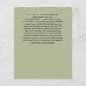 BEGROTINGSINVITATIES - EVENTUELE GEBEURTENISSEN -  (Achterkant)